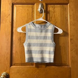 Zara Cropped Sweater Tank Size Small